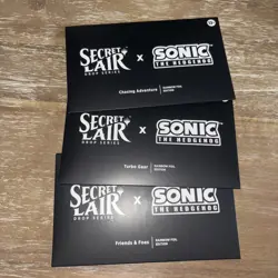 Magic the Gathering x Secret Lair x SONIC: Complete FOIL Set BRAND NEW - Image 1