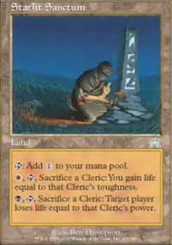 Starlit Sanctum - Foil PL/MP, English MTG Onslaught - Image 1