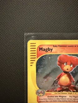 Magby - 17/165 - Holo Rare Pokemon - Expedition - Image 3
