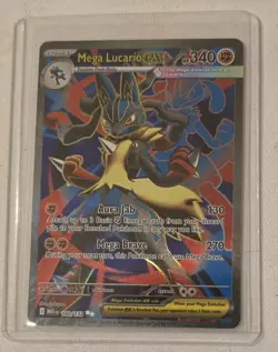 - Fresh Pull - Mega Lucario ex 160/132 Me01: Mega Evolution Holo Pokemon Card - Image 1