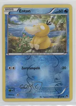 Psyduck German Reverse Foil Pokemon XY Breakpoint #16 - Image 1