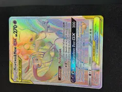Mewtwo & Mew GX (Secret) 242/236 Sm-Unified Minds Holo Pokemon Pristine Cond!! - Image 4