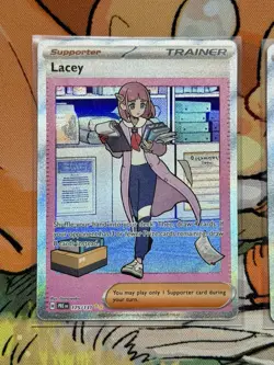 Kieran 174/131 Sv & Lacey 175/131 Prismatic Evolutions Holo Pokemon Trainers - Image 2