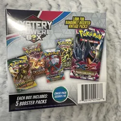 Pokemon Mystery Power Box Chase Pack Seeded 1:10 (5 Booster Packs) NEW SEALED 🔥 - Image 4