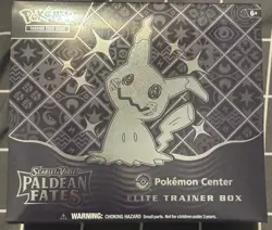 Scarlet And Violet Paldean Fates Pokemon Center Elite Trainer Box ETB New Sealed - Image 1