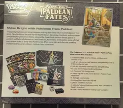 Scarlet And Violet Paldean Fates Pokemon Center Elite Trainer Box ETB New Sealed - Image 3