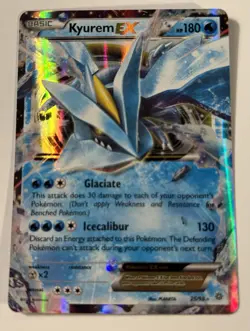 Kyurem-EX - 25/98 - Rare Holo ex Pokemon Ancient Origins LP - Image 1