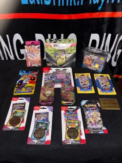 Large Sealed Pokemon Lot, mixed sets , collection , sealed, Mystery packs - Image 1