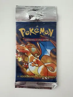 🔥SEALED 21.10g HEAVYU 1999 WOTC Pokemon base set booster pack Charizard art - Image 3