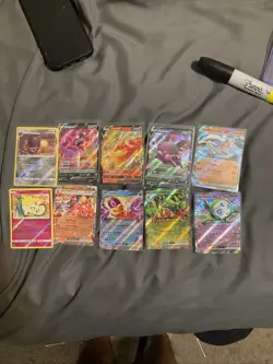 Pokemon TCG EX,JP EX, V, Mid-era Holos Lot Of 10 - Image 1