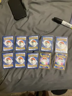 Pokemon TCG EX,JP EX, V, Mid-era Holos Lot Of 10 - Image 2