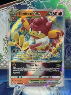 Pokemon TCG Full Art Vstar Holo Lot Of 5, Simisear, Shaymin, Dragonite & More - Image 5