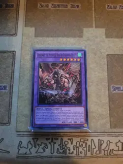YUGIOH BERFOMET THE MYSTICAL KING OF PHANTOM BEASTS AGOV-EN032 SUPER 1ST ED NM - Image 1