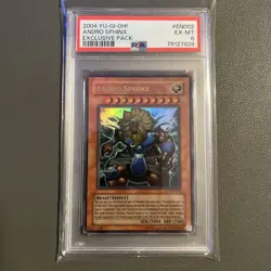 YUGIOH PSA 6 Graded 2004 Andro Sphinx EP1-EN002 Ultra Rare - Image 1
