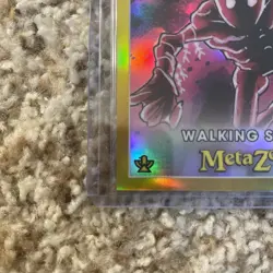 MetaZoo Topps Chrome Walking Sam 48/50 Gold Refractor Card #71 2022 - Image 2