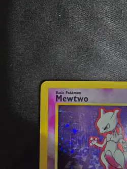 Pokemon TCG Mewtwo Holo 10/102 Base Set Card - Image 2