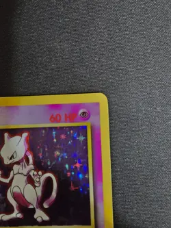 Pokemon TCG Mewtwo Holo 10/102 Base Set Card - Image 3