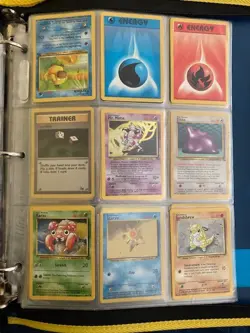 Pokemon Cards Binder / Lot Collection! Base + Holo Charizard, Blastoise 1999 - Image 4