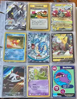 Vintage Pokemon Card Collection - No Binder Lot 5 Pages - Holo - Modern LP/NM - Image 5
