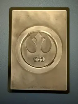 Obi-Wan With Lightsaber limited edition playing card from Star Wars CCG - Image 2