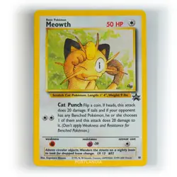 Pokemon - Meowth Holo - 10 - WoTC Black Star Promo Card - PL - Image 1