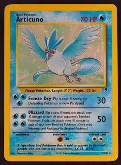Pokemon - Articuno Holo - 2/110 - Legendary Collection - Rare Card - NM - Image 2