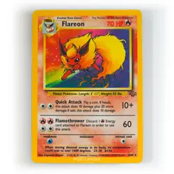 Pokemon - Flareon Holo - 3/64 - Jungle - Rare Card - PL - Image 1