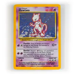 Pokemon - Mewtwo Holo - 10/102 - Base Set - Rare Card - PL - Image 1