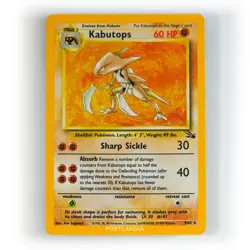 Pokemon - Kabutops Holo - 9/62 - Fossil - Rare Card - LP - Image 1