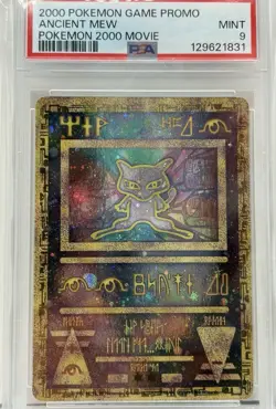 Pokemon TCG Ancient Mew 2000 Pokemon Movie Promo Card PSA 9 - Image 1