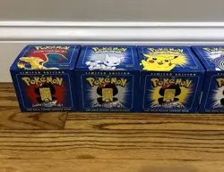 New Sealed Pokemon 23k Burger King Gold Plated Trading Card Set Blue Lot Of 6 - Image 5