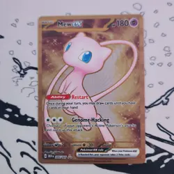 Pokemon Metal Card 151 Promo Gold Mew EX 205/165 MEW EN English - Image 1