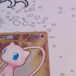 Pokemon Metal Card 151 Promo Gold Mew EX 205/165 MEW EN English - Image 5