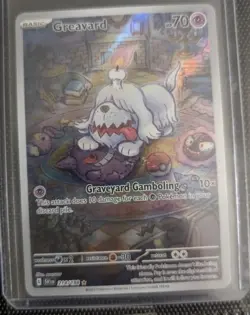 Pokemon TCG Greavard Illustration Rare Card 214/198 Scarlet & Violet Base Set - Image 1