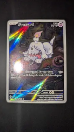 Pokemon TCG Greavard Illustration Rare Card 214/198 Scarlet & Violet Base Set - Image 5