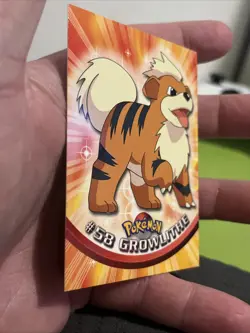 Pokemon Card - Growlithe, Arcanine - Topps - Blue Logo - 2 Card Set - Image 3