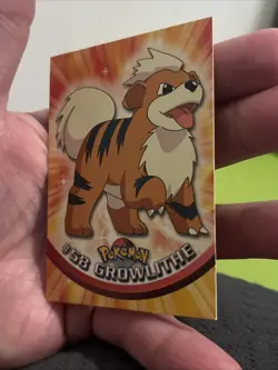 Pokemon Card - Growlithe, Arcanine - Topps - Blue Logo - 2 Card Set - Image 4