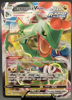 Rayquaza VMAX 101/159 Crown Zenith Holo Pokemon TCG Card Ultra Rare Full Art NM - Image 1