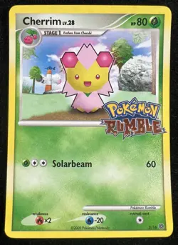 Cherrim 2/16 RUMBLE Pokemon Card Stamped - LP - Image 1