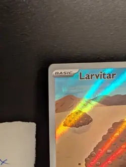 Larvitar Obsidian Flames Illustration Rare Card 203/197 NM Condition - Image 3