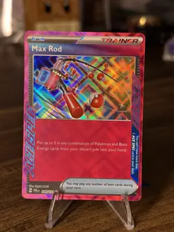 Max Rod 116/131 SV: Prismatic Evolutions NM Pokemon Card TCG - Image 1