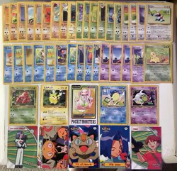 Vintage Pokemon Card Lot Of 37 1st Editions, Rares, Topps, Various Sets 1999 - Image 1