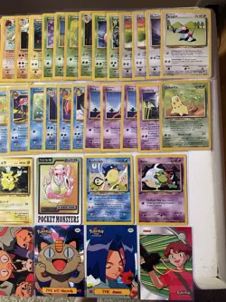Vintage Pokemon Card Lot Of 37 1st Editions, Rares, Topps, Various Sets 1999 - Image 5