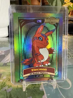 Digimon - Elecmon D6 - Foil Chase Card - Upper Deck 2000 NM US Seller HTF Rare - Image 1