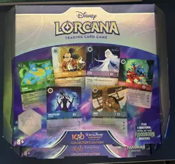 Disney Lorcana 100th Anniversary Collector’s Edition Gift Set Lot of 2- TCG New - Image 1