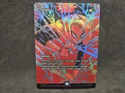 MTG - Tangle - Borderless - Marvels Spiderman - FOIL - NM - Image 1