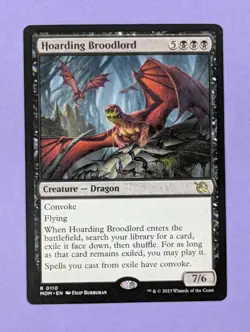 MTG Magic The Gathering: March of the Machine: Hoarding Broodlord #0110 Rare NM - Image 1