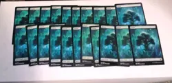 Mtg Theros Forest Basic Land Lot x 21 Regular / Non-foil - Image 1