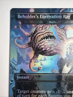Beholder's Enervation Ray - Defile (Rainbow Foil) Secret Lair Drop Foil - Image 2