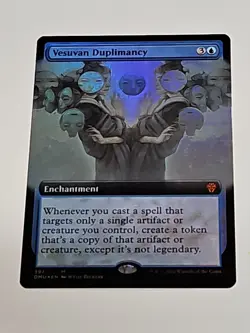 Vesuvan Duplimancy Extended Art Foil #397 Dominaria United MTG Magic Gathering - Image 1